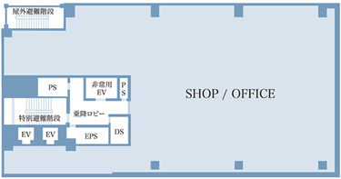 2F-12F　平面図